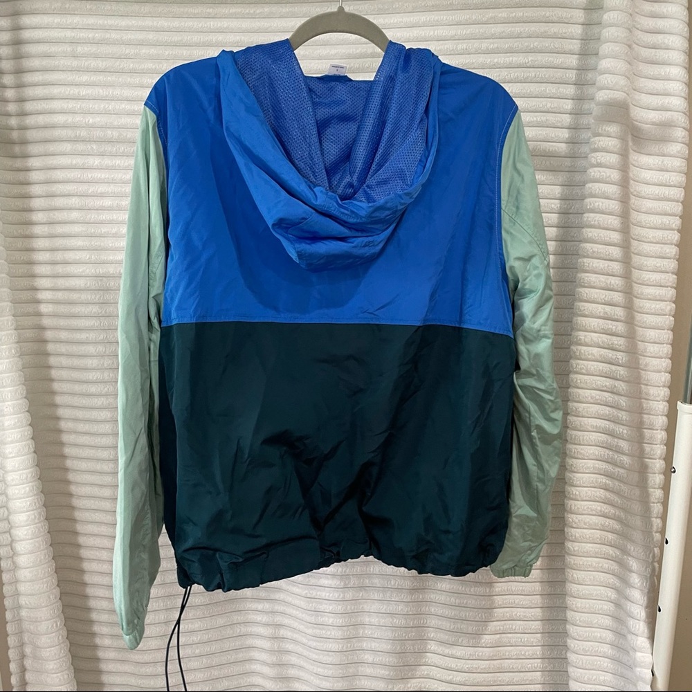 Color block pullover windbreaker spring jacket - Picture 4 of 6